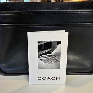 Coach black Leather City Bag- 90’s EUC